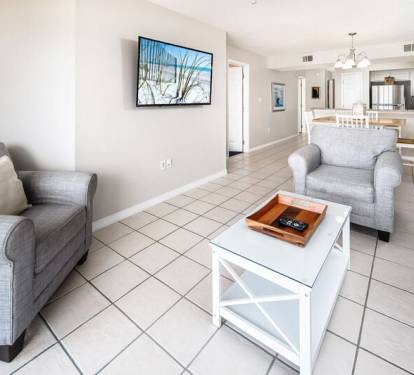 Living Room - 
Gulf Dunes 309 Fort Walton Beach Okaloosa Island Vacation Rentals
