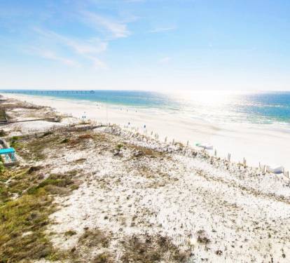 Balcony  View - Gulf Dunes Resort Unit 616 / Okaloosa Island / Fort Walton Beach Vacation Rentals