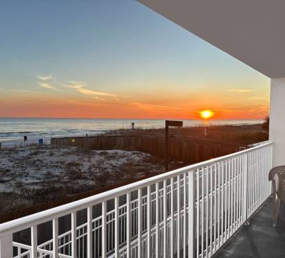 Direct Access to Pool and Beach from Balcony - Sea Dunes Resort Okaloosa Island Fort Walton Beach