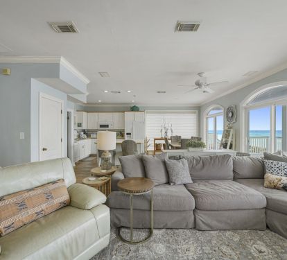 Fully furnished living room