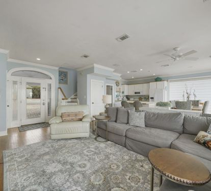 Fully furnished living room