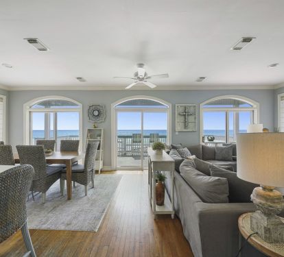 Gulf views from the stairs