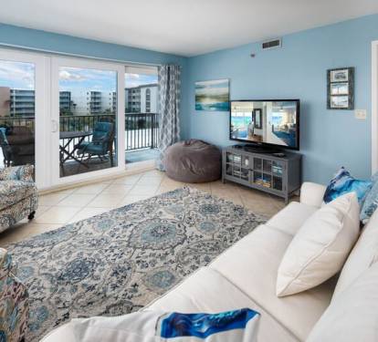 Living Room, Sea Oats Resort Okaloosa Island Fort Walton Beach Destin Vacation Rentals