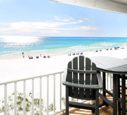 Master Bedroom Balcony Third Level - 
Sanddollar Townhomes Unit 6 Miramar Beach Destin Florida Vacation Beach House Rentals