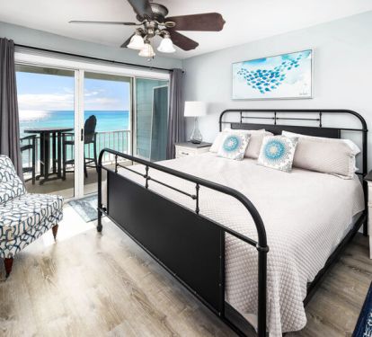 Master Bedroom Third Level - 
Sanddollar Townhomes Unit 6 Miramar Beach Destin Florida Vacation Beach House Rentals