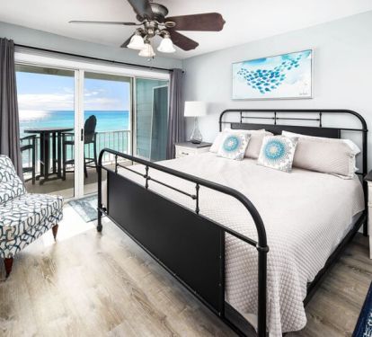 Master Bedroom Third Level - 
Sanddollar Townhomes Unit 6 Miramar Beach Destin Florida Vacation Beach House Rentals
