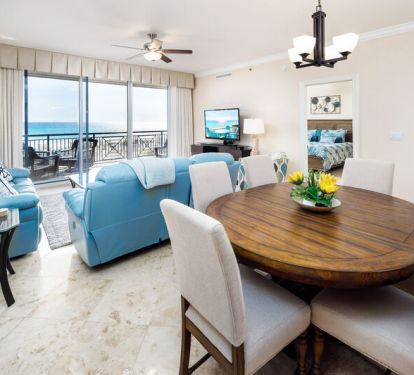 Dining Area - 
Bella Riva Resort, Okaloosa Island, Fort Walton Beach, FL Vacation Rentals