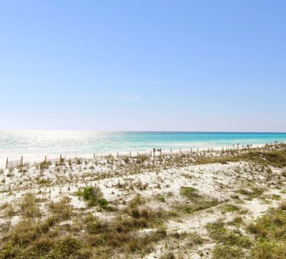Beachfront Balcony - 
Bella Riva Resort, Okaloosa Island, Fort Walton Beach, FL Vacation Rentals