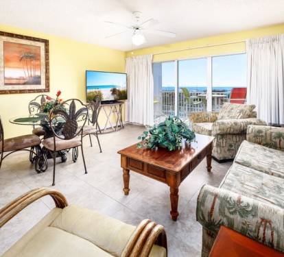 Living Room - 
Gulf Dunes Resort Unit 107 Okaloosa Island Florida