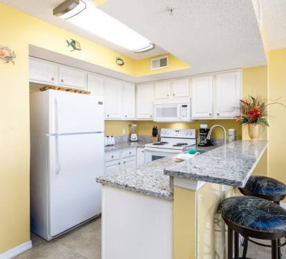 Kitchen - 
Gulf Dunes Resort Unit 107 Okaloosa Island Florida