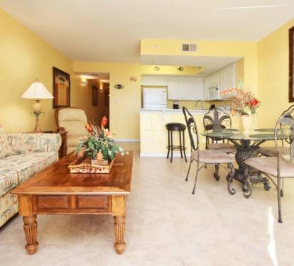 Living Room - 
Gulf Dunes Resort Unit 107 Okaloosa Island Florida