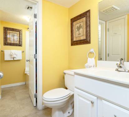 Half Bath - 
Gulf Dunes Resort Unit 107 Okaloosa Island Florida