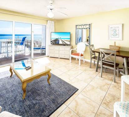 Living Room - 
Gulf Dunes 214 Fort Walton Beach Okaloosa Island Vacation Rentals