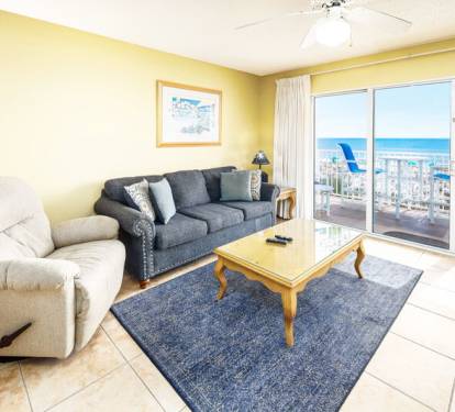 Living Room - 
Gulf Dunes 214 Fort Walton Beach Okaloosa Island Vacation Rentals