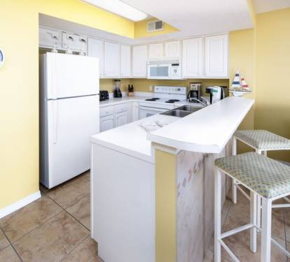 Kitchen - 
Gulf Dunes 214 Fort Walton Beach Okaloosa Island Vacation Rentals