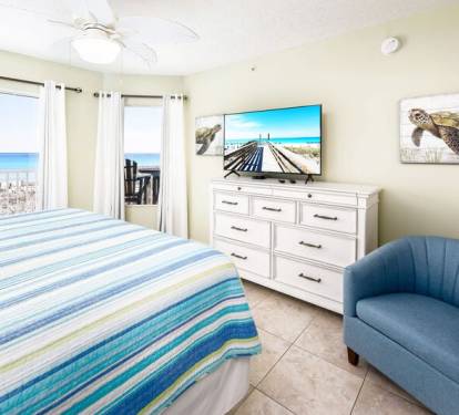 Master Bedroom - 
Gulf Dunes 217 Fort Walton Beach Florida Okaloosa Island Vacation Rentals