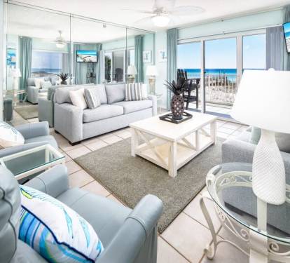 Living Room - 
Gulf Dunes 217 Fort Walton Beach Florida Okaloosa Island Vacation Rentals