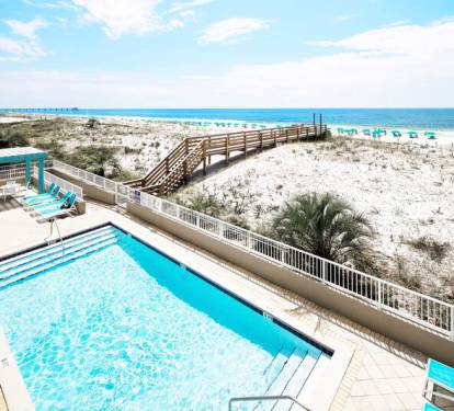 Balcony - 
Gulf Dunes 217 Fort Walton Beach Florida Okaloosa Island Vacation Rentals