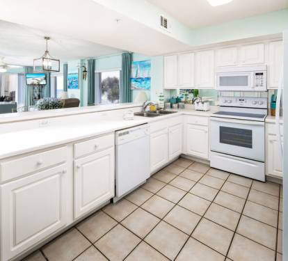 Kitchen - 
Gulf Dunes 217 Fort Walton Beach Florida Okaloosa Island Vacation Rentals