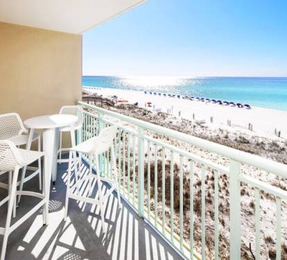 Balcony - 
Pelican Isle 414 Fort Walton Beach Okaloosa Island Vacation Rentals