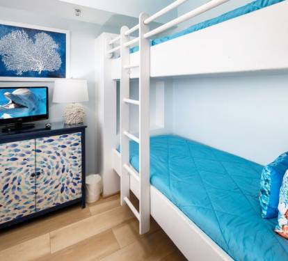 Bunk Room - 
Gulf Dunes 408 Fort Walton Beach Okaloosa Island Vacation Rentals