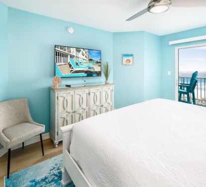 Master Bedroom - 
Gulf Dunes 408 Fort Walton Beach Okaloosa Island Vacation Rentals