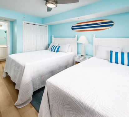 Guest Bedroom - 
Gulf Dunes 408 Fort Walton Beach Okaloosa Island Vacation Rentals