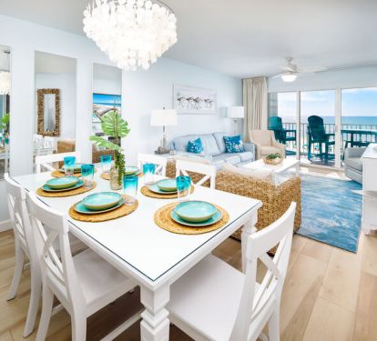 Dining Area - 
Gulf Dunes 408 Fort Walton Beach Okaloosa Island Vacation Rentals