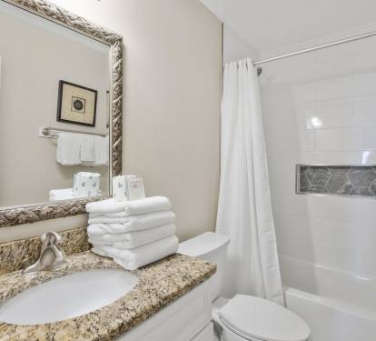 Private Master Bathroom with Tub/Shower Combo