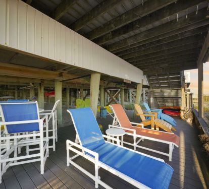 Lower level patio