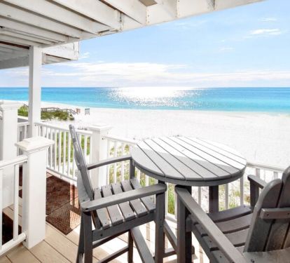 Balcony - 
Sanddollar Townhomes Unit 6 Miramar Beach Destin Florida Vacation Beach House Rentals