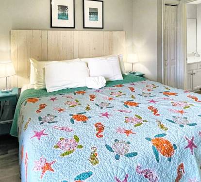 Master Bedroom - Waters Edge Resort unit 514 Okaloosa Island Fort Walton Beach Vacation Rentals by Sunset Resort Rentals