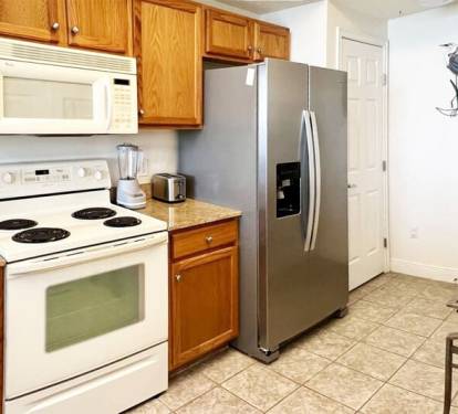 Kitchen - Waters Edge Resort Unit 510 Okaloosa Island Fort Walton Beach Vacation Rentals