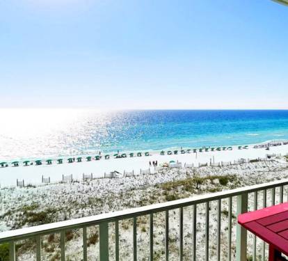 Balcony - 
Gulf Dunes 507 Fort Walton Beach Okaloosa Island Vacation Rentals