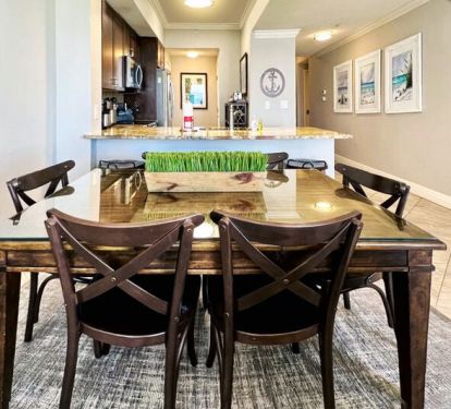 Dining Area - Waters Edge Resort Unit 304 Okaloosa Island Fort Walton Beach Vacation Rentals by Sunset Resort Rentals