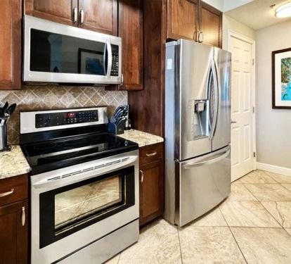 Kitchen - Waters Edge Resort Unit 304 Okaloosa Island Fort Walton Beach Vacation Rentals by Sunset Resort Rentals