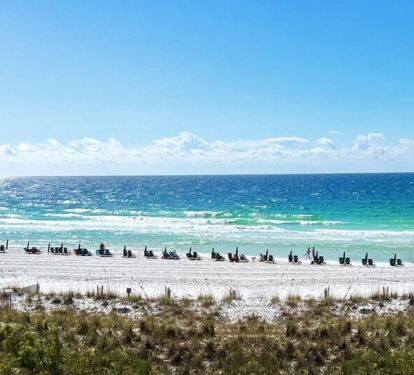 Balcony View - Waters Edge Resort Unit 304 Okaloosa Island Fort Walton Beach Vacation Rentals by Sunset Resort Rentals