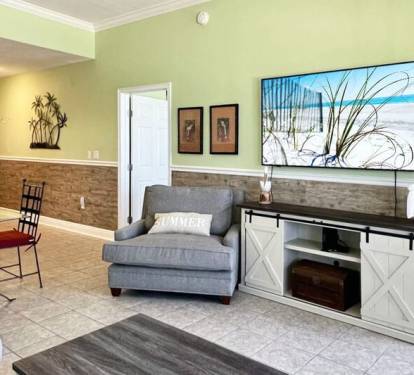 Living Room - Waters Edge Resort Unit 3604 Okaloosa Island Fort Walton Beach Vacation Rentals by Sunset Resort Rentals