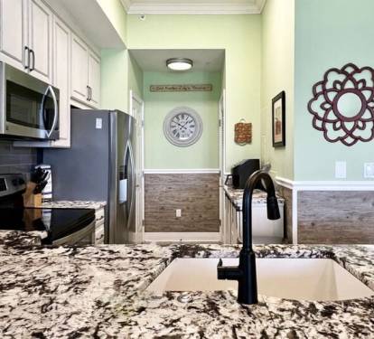 Kitchen - Waters Edge Resort Unit 604 Okaloosa Island Fort Walton Beach Vacation Rentals by Sunset Resort Rentals