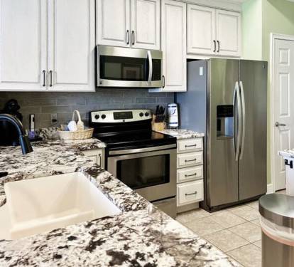 Kitchen - Waters Edge Resort Unit 604 Okaloosa Island Fort Walton Beach Vacation Rentals by Sunset Resort Rentals