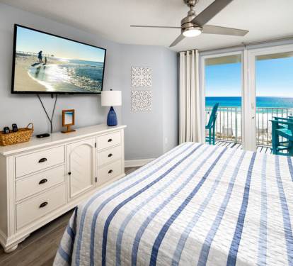 Master Bedroom - 
Sea Dunes Resort Unit 202 Fort Walton Beach Okaloosa Island Vacation Rentals
