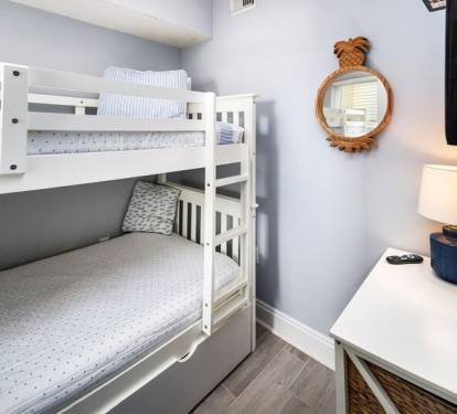 Bunk Room - 
Sea Dunes Resort Unit 202 Fort Walton Beach Okaloosa Island Vacation Rentals