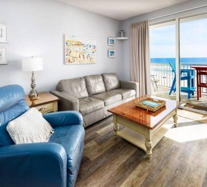 Living Room - 
Gulf Dunes 507 Fort Walton Beach Okaloosa Island Vacation Rentals