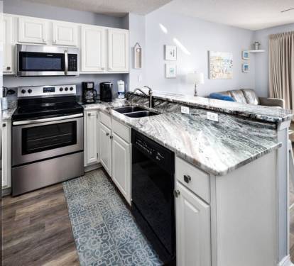 Kitchen - 
Gulf Dunes 507 Fort Walton Beach Okaloosa Island Vacation Rentals