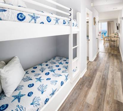 Hallway Bunkbeds - 
Gulf Dunes 507 Fort Walton Beach Okaloosa Island Vacation Rentals