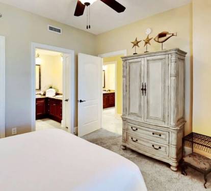 Guest Bedroom 2- Bella Riva Resort Unit 205, Okaloosa Island Fort Walton Beach Florida Vacation Condo Rentals by Sunset Resort Rentals