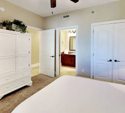 Guest Bedroom 3- Bella Riva Resort Unit 205, Okaloosa Island Fort Walton Beach Florida Vacation Condo Rentals by Sunset Resort Rentals