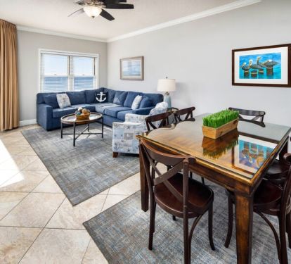 Dining Area - Waters Edge Resort Unit 304 Okaloosa Island Fort Walton Beach Vacation Rentals by Sunset Resort Rentals