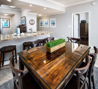 Dining Area - Waters Edge Resort Unit 304 Okaloosa Island Fort Walton Beach Vacation Rentals by Sunset Resort Rentals