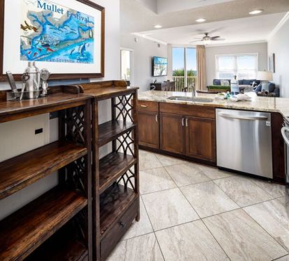 Kitchen - Waters Edge Resort Unit 304 Okaloosa Island Fort Walton Beach Vacation Rentals by Sunset Resort Rentals